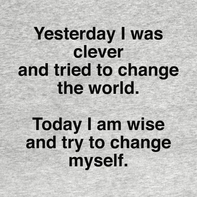 Today I Am Wise by TheCosmicTradingPost